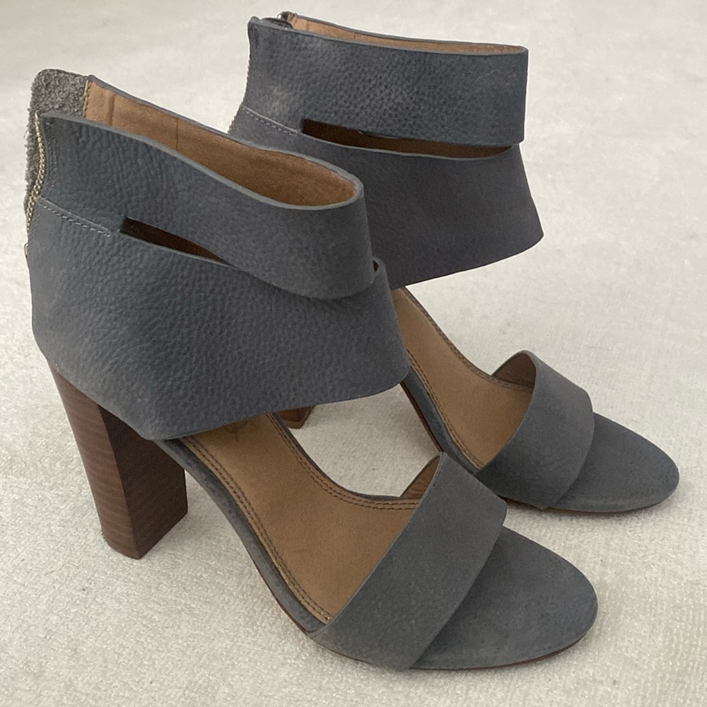 Splendid gray high heel sandals